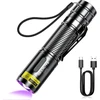 GEARLITE UV LED žibintuvėlis, 395 nm bangos ilgis, įkraunamas, atsparus vandeniui, G800-Z1
