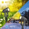 GEEDIAR LED sodo šviestuvų rinkinys su įsmeigiamais kuoliukais, 4 vnt., 3 W, šilta balta šviesa