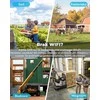 GENBOLT išorinė saulės IP kamera 4G, 8 W, 15600 mAh, 3MP+3MP, automatinis sekimas, AI, IP66, GB217 K-4G