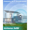 GENBOLT lauko saulės energija maitinama Wi‑Fi PTZ kamera 2K, IP66, GB203EK
