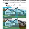 GENBOLT lauko Wi-Fi IP kamera su saulės įkrovimu, 2.5K 8 W 15600 mAh, AI judesio aptikimas, naktinis matymas