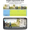 GENBOLT lauko Wi-Fi IP kamera su saulės įkrovimu, 2.5K 8 W 15600 mAh, AI judesio aptikimas, naktinis matymas