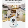 GENBOLT vidaus IP saugumo kamera su 2K raiška, Wi-Fi, 5000 mAh baterija, judesio aptikimu, GB108K