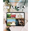 GENBOLT vidaus Wi-Fi IP kamera su 360° vaizdu, dvigubu objektyvu, 4 MP Full HD, naktiniu matymu, GB102HD
