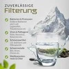Gertuvė BERGKVIST vandens butelis su AHLSTROM filtru, 1 l talpos, iš tritano, skirtas naudoti lauke