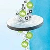 Gertuvė BRITA filtruojantis vandens butelis 0,6L, BPA nestokojantis, MicroDisc filtras, limoninės spalvos