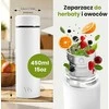 Gertuvė Wilford &amp; Sons Butelis skirtas gerti su vaisių įdėklu 450 ml, baltas