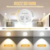 GeyouLux LED lubinis taškinis šviestuvas, 5 W, 500 lm, reguliuojamas 30°, Ø 80 × 50 mm, baltas