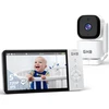GHB elektroninė auklė su kamera, 5 colių HD ekranu, 720p, 2,4 GHz FHSS, ABM720F