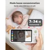 GHB elektroninė vaizdo auklė su 5 colių 1080P ekranu ir 4000 mAh baterija GB5200