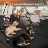 Gimars automobilio sėdynės užtiesalas šunims su kietu dugnu 157 × 132 cm GIM-BSEFD-B03