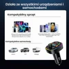 GlasFlength automobilinis Bluetooth FM siųstuvas su laisvų rankų įranga, USB-C PD 20 W