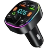 GlasFlength automobilinis Bluetooth FM siųstuvas su laisvų rankų įranga, USB-C PD 20 W
