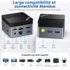 GMKtec mini kompiuteris Intel N5095, 8 GB RAM, 128 GB SSD, Wi-Fi 6 G5S