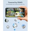 GNCC lauko saulės vaizdo kamerų rinkinys 1080p Wi-Fi PTZ su PIR jutikliu, W30-2
