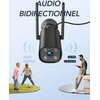 GNCC lauko Wi-Fi vaizdo stebėjimo kamera 2K, IP65, 110° GT1PRO-B