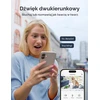 GNCC vidaus Wi-Fi stebėjimo kamera 2K, 3 MP, 360°, naktinis matymas, P5B