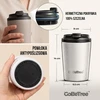 GoBeTree vakuuminis termopuodelis kavai 360 ml, rožinio kvarco spalvos, 1
