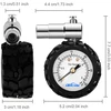 GODESON dviračio padangų slėgio matuoklis Presta vožtuvams 0–30 psi GD005B-30