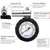 GODESON dviračio padangų slėgio matuoklis Presta vožtuvams 0–30 psi GD005B-30