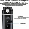 GOMETY automobilinis šildomas puodelis 500 ml 12/24 V su LCD ekranu HH158