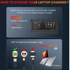 Goodovo nešiojamojo kompiuterio kroviklis 170 W 20 V 8,5 A USB stačiakampiu lizdu Lenovo ThinkPad IdeaPad serijoms