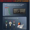 Goodovo nešiojamojo kompiuterio USB-C 45 W adapteris, 20 V, suderinamas su HP Chromebook X360, H18