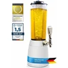 Goodsgadgets Alaus kolonėlė su ledo aušinimu 4 l talpos, chromuota, 1,3 l šaldymo indas