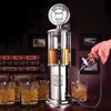 Goods+Gadgets gėrimų dozatorius su chromuotu stovu, 1000 ml, retro dizainas