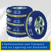 Cgauto Goodyear padangų laikymo maišų rinkinys 4 vnt., iki 235 mm ir 65 cm, 75526