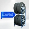 Intertec Goodyear padangų stelažas 4 padangoms, 2 lygiai, 120 kg, 11120