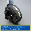 Goodyear padangų transportavimo ir laikymo krepšiai iš 600D poliesterio, 4 vnt., 681271
