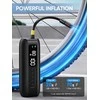 GPUTEK elektrinė dviračio pompa, 150 psi, skaitmeninė, 5200 mAh akumuliatorius, BG02