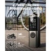 GPUTEK elektrinė dviračio pompa su skaitmeniniu manometru, 150 psi, USB-C įkrovimas, BG01