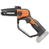 Grandininis pjūklas WORX akumuliatorinis vienarankis šakų pjūklas 20 V, 12 cm grandinė WG324E.9