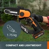 Grandininis pjūklas WORX akumuliatorinis vienarankis šakų pjūklas 20 V, 12 cm grandinė WG324E.9