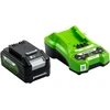 Akumuliatorius Greenworks GSK24B4; 24 V; 4,0 Ah; Li-ion + pakrovėjas