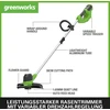 Greenworks akumuliatorinė žoliapjovė 40 V, 30 cm, su 2 Ah akumuliatoriumi 2101507UA