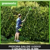 Teleskopinės gyvatvorių žirklės Greenworks G40PHAK2; 40 V; 1x2,0 Ah; 51 cm ilgio; akumuliatorinės