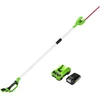 Greenworks akumuliatorinės gyvatvorių žirklės su sulankstomu kotu 51 cm 24 V G24PH51K2