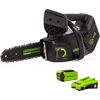Grandininis pjūklas Greenworks GD40TCSK2; 40 V; 1x2,0 Ah; 25 cm juosta