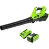 Greenworks akumuliatorinis lapų pūstuvas 40 V, 177 km/h, 11.05 m³/min, G40ABK2
