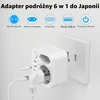 grestar kelioninis kištukų adapteris į A tipą su 2 USB-A, 2 USB-C, 2500 W B0FHJ4VYMW