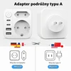 grestar kelioninis kištukų adapteris į A tipą su 2 USB-A, 2 USB-C, 2500 W B0FHJ4VYMW