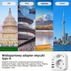 grestar kelioninis kištukų adapteris į A tipą su 2 USB-A, 2 USB-C, 2500 W B0FHJ4VYMW
