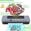 Großcat vakuuminio pakavimo aparatas su 120 W galia, 65 kPa siurbimu ir 50 maišelių, VSEU