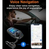 Guanda Technologies Co Guanda automobilinis Bluetooth FM siųstuvas su 1,8 col. LCD ekranu ir USB QC3.0