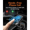 Guanda Technologies Co Guanda automobilinis Bluetooth FM siųstuvas su 1,8 col. LCD ekranu ir USB QC3.0