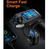Guanda Technologies Co Guanda automobilinis Bluetooth FM siųstuvas su 1,8 col. LCD ekranu ir USB QC3.0