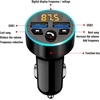 Guniata automobilinis FM siųstuvas Bluetooth su QC3.0 ir dviem USB jungtimis